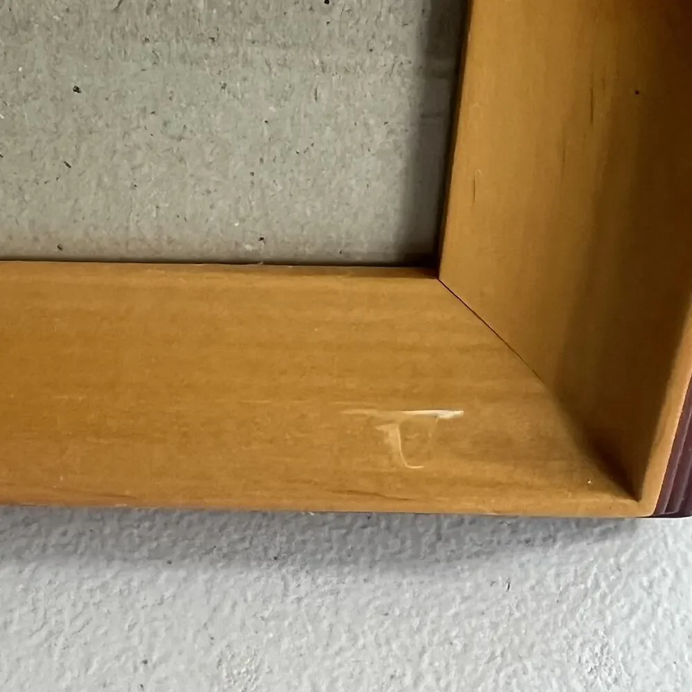 Wooden Two-Tone Picture Frame Fits 8